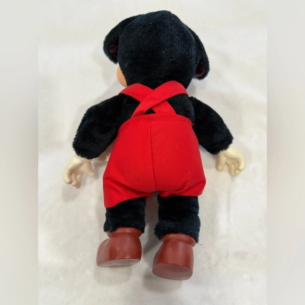 Black and Red Stuffed Animal Plush
